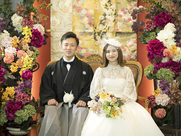 華やかな大正時代をイメージした結婚式